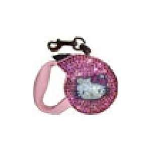  SWAROVSKI HELLO KIT KAT RETRACTABLE LEAD PINK/PINK HANDLE 