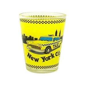 New York Shot Glass   NYC Taxi, New York Shot Glasses, New York City 