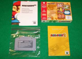 N64 Mario Party 3   COMPLETE IN BOXl   MINT+ CONDITION  