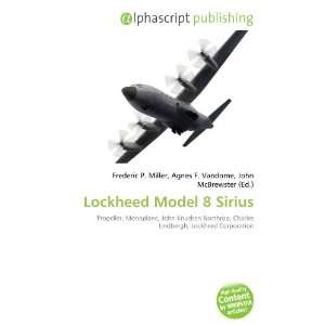  Lockheed Model 8 Sirius (9786134091169) Books