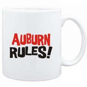  Mug White  Auburn rules  Male Names