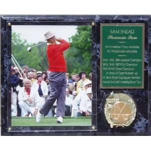 Sam Snead 12x15 Black Plaque 