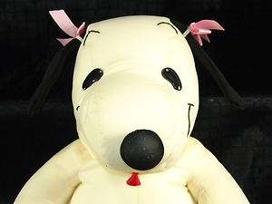13 Beagle Bell Snoopy Girl Dog Microbead Pillow Plush  