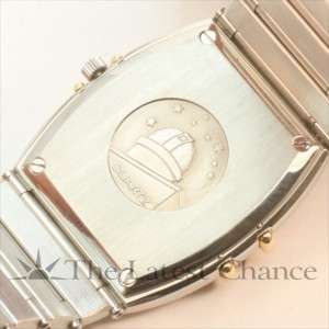 Mens Omega Constellation Chronometer 18K Gold Wristwatch Excellent 