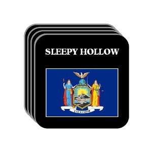  US State Flag   SLEEPY HOLLOW, New York (NY) Set of 4 Mini 