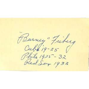   Autographed 3X5 Card (James Spence Authenticated)