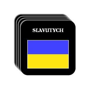 Ukraine   SLAVUTYCH Set of 4 Mini Mousepad Coasters