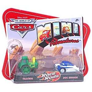  Disney CARS Mini Adventures Race Rods Tractor and Doc 