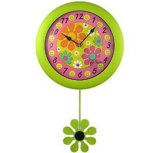  Flower Power and Smiley Face Wall Clock