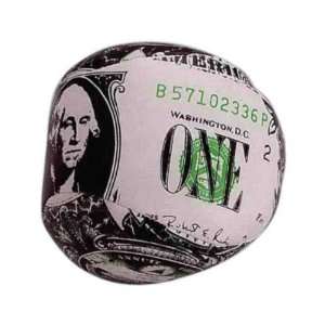   ball with dollar bill design. Closeout. 