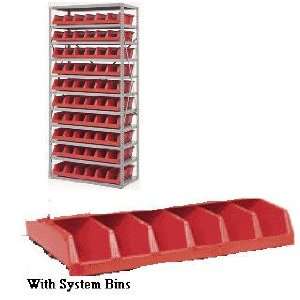 Shelving With Akro System Bins 