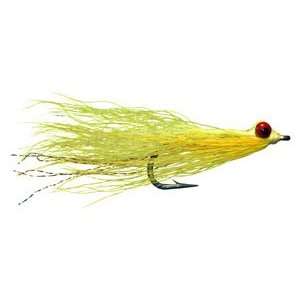  Clouser Deep Minnow   Chartreuse & Yellow Fly Fishing Fly 