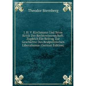   Liberalismus (German Edition) Theodor Sternberg Books