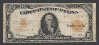 CIR 1922 Fr 1173 $10 (10 Dollars) Gold Certificate H79206632 #903 