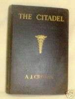 The Citadel By A. J. Cronin 1938 Old Book  