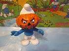 1055 2 0548 pumpkin head smurf halloween schtroumpf citrouille made