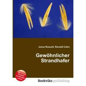    GewÃ¶hnlicher Strandhafer Ronald Cohn Jesse Russell Books