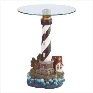  Coastlines Lighthouse Table With Light