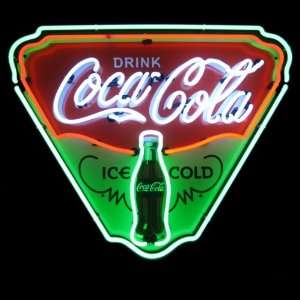  Coca Cola Ice Cold Sheild Neon Sign