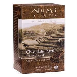 Chocolate Puerh Tea by Numi   16 Bags Grocery & Gourmet Food