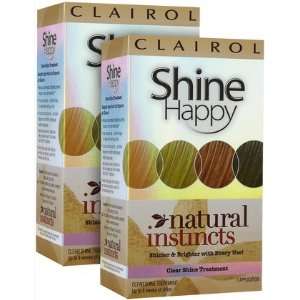 Clairol Natural Instincts Shine Happy Clear Hair Color Treatment, 2 ct 