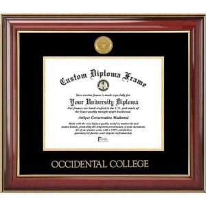  Occidental College Tigers   Gold Medallion   Mahogany Gold 