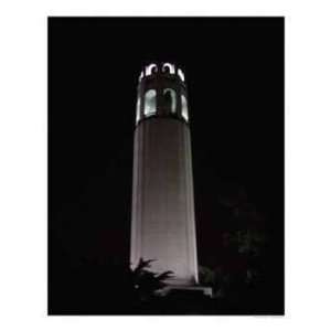 Coit Tower San Francisco at Night Subject Photographic 