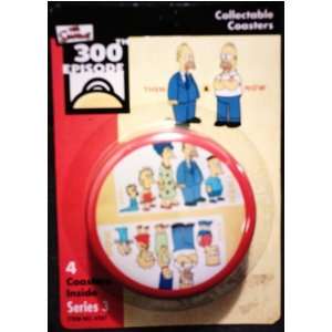  The Simpsons 300th Episode Then & Now Collectable Coasters 