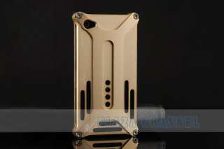 Champagne Luxury Aluminum Cleave Metal Durable Bumper Case For iPhone 