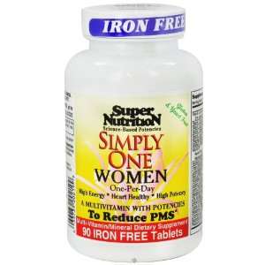  Simply One Women Iron Free   90   Tablet Health 