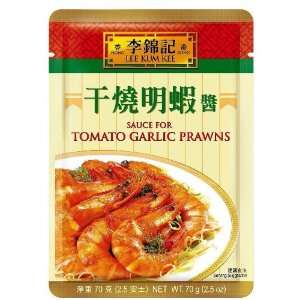 Lee Kum Kee Sauce For Tomato Garlic Prawn, 2.5 oz Pouches, 12 ct 