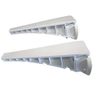  36727 TALLON MARINE TABLE SUPPORTS LONG 2 PACK WHITE 