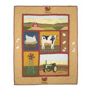 Farm Collective, Crib Quilt 36 X 46 In. 