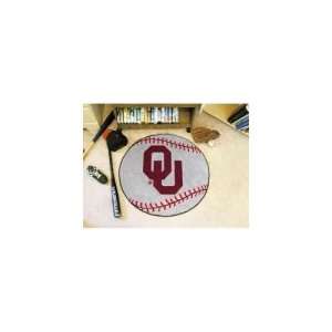  Oklahoma Sooners NCAA Baseball Round Floor Mat Sports 