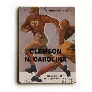  Clemson VS University of North Carolina , 12x9