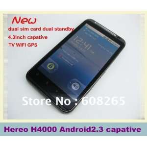 arrival ems h4000 android 2.3 wifi tv gps 4.3 capative screen dual sim 