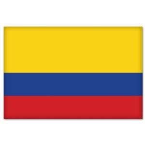  Colombia Colombian Flag car bumper sticker 5 x 4 