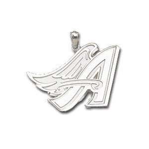  of Anaheim A with Wing Giant Silver Pendant