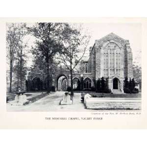  1930 Print Washington Memorial Chapel Valley Forge 