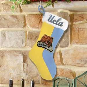  UCLA Bruins True Blue Gold Plush Stocking Sports 