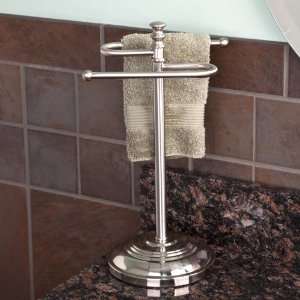  Modesto Countertop Towel Holder   Brushed Nickel