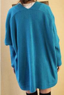 New Korea Women Vogue Knitwear Jumper Sweater Z811B Batwing Cardigan 