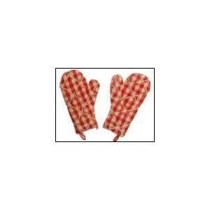  Dollhouse Miniature Red Oven Mitts 