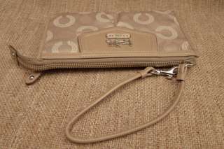 Coach Madison Dotted Zippy Wallet NWT 44422 Leather Trim  