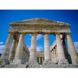 Temple, Segesta, Sicily, Italy, Mediterranean, Europe Photographic 
