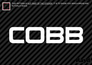 2x) Cobb Decal Sticker Die Cut (12 wide)  