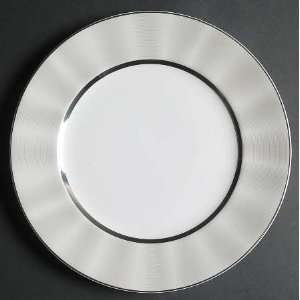  Nikko Silk Platinum Dinner Plate, Fine China Dinnerware 