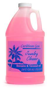 Caribbean Gem Banana & Coconut Oil Jewelry Cleaner 1/2 Gallon  