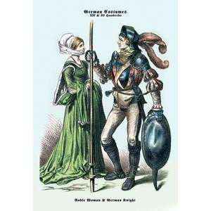   Costume Noble Woman and German Knight II   02257 4