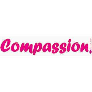  Compassion Auto Glass Sticker Automotive